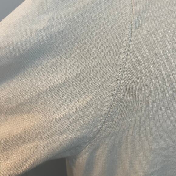 Madison Lilly White Open Front Cardigan size medium - Picture 12 of 14